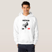 RIDE HOGE OF DIE HOODIE (Voorkant volledig)