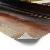 Ride in het Park Retro Pin Up Girl Poster (Hoek)