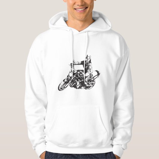 Ride in Style – Hoodie voor motorliefhebbers (Voorkant)