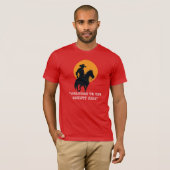 Ride Into the Sunset – Cowboy Silhouette Tee T-shirt (Voorkant volledig)