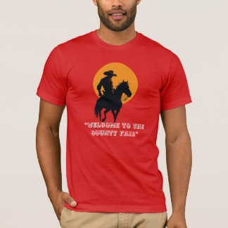 Ride Into the Sunset – Cowboy Silhouette Tee T-shirt