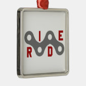 Ride (Keten) Metalen Ornament (Rechts)