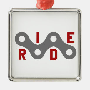 Ride (Keten) Metalen Ornament