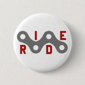 Ride (Keten) Ronde Button 5,7 Cm (Voorkant)