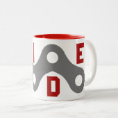 Ride (Keten) Tweekleurige Koffiemok (Voorkant rechts)