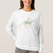 Ride like a Girl - Hags with Nags Long hoeve T-shirt (Voorkant)