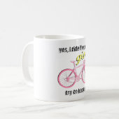 Ride like a Girl Koffiemok (Voorkant links)