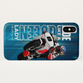 Ride Like a Queen | iPhone X hoesje (Achterkant (horizontaal))