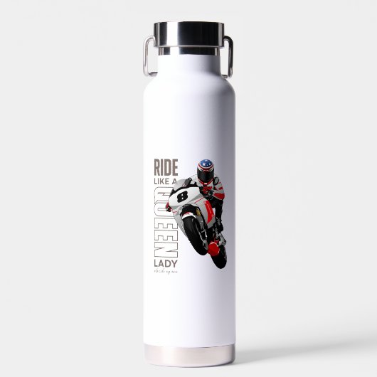 Ride Like a Queen | Thor Koper Vacuum Geïsoleerd Waterfles (Voorkant)