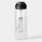 Ride Like a Queen | Waterfles 750ml (Achterkant)