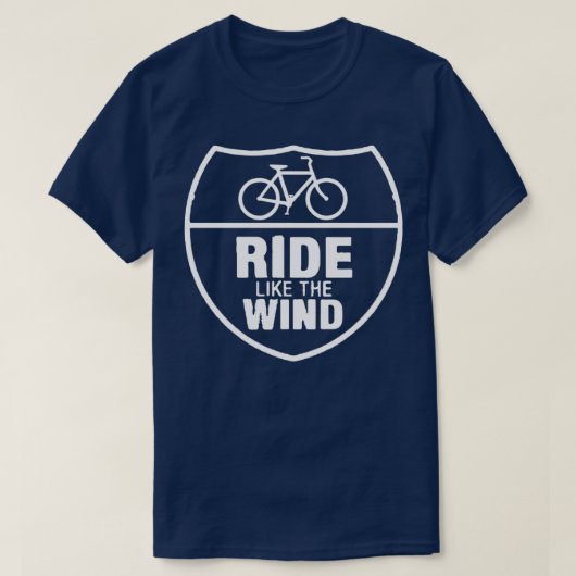 Ride Like the Wind  T-shirt (Design voorkant)