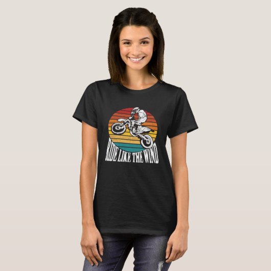 Ride Like The Wind T-shirt (Voorkant volledig)