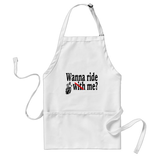 Ride Me Standaard Schort (Voorkant)