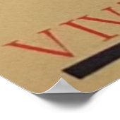 Ride met Pancho Villa Old Poster (Hoek)