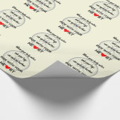 Ride met uw hart inspirerend cadeaupapier (Hoek)