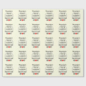 Ride met uw hart inspirerend cadeaupapier (Vlak)