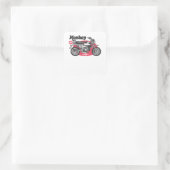 Ride Monkey Vierkante Sticker (Tas)