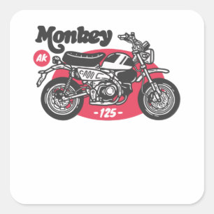 Ride Monkey Vierkante Sticker