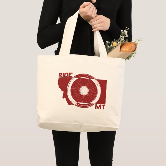 Ride Montana Grote Tote Bag (Voorkant (product))