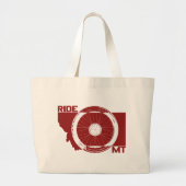Ride Montana Grote Tote Bag (Voorkant)