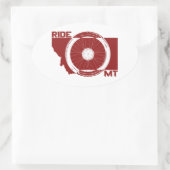 Ride Montana Ovale Sticker (Tas)