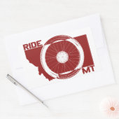 Ride Montana Rechthoekige Sticker (Envelop)