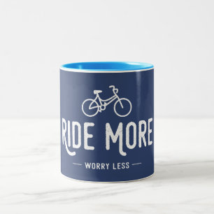 Ride more Angst Minder Tweekleurige Koffiemok
