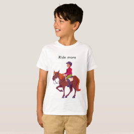Ride more boy t-shirt