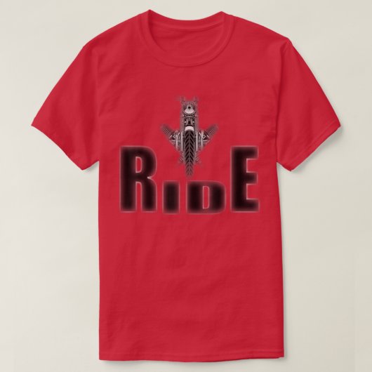 Ride Motorcycle1307 T-shirt (Design voorkant)