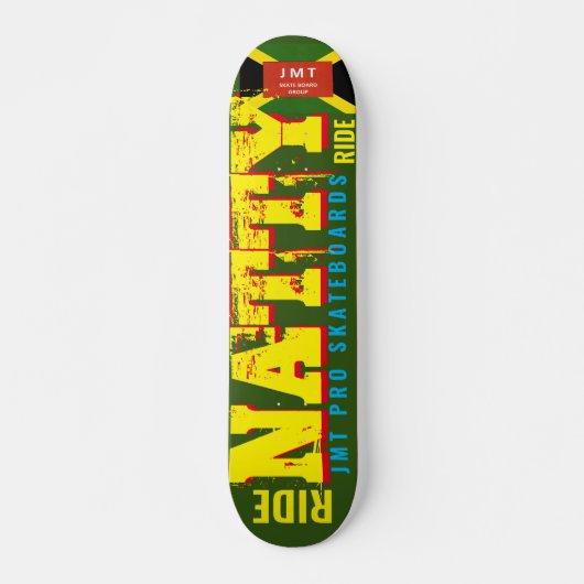 RIDE NATTY RIDE JMT Skateboard, 7 ¾" Deck Persoonlijk Skateboard (Voorkant)