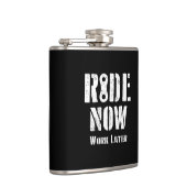 Ride nu het Werk later Heupfles (Rechts)