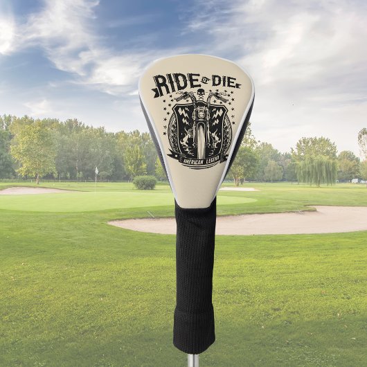 Ride- of Die-motorfietsen Golfheadcover