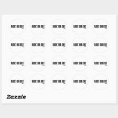 RIDE OF DIE RONDE STICKER (Vel)