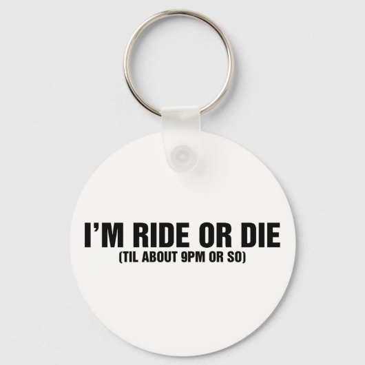 Ride of Die Sleutelhanger (Voorkant)
