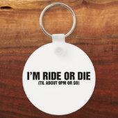 Ride of Die Sleutelhanger (Voorkant)