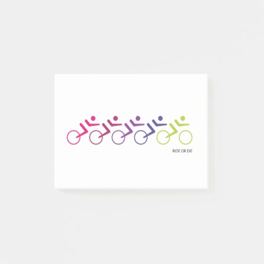RIDE OF DIE, wegenbedienden Post-it® Notes (Voorkant)