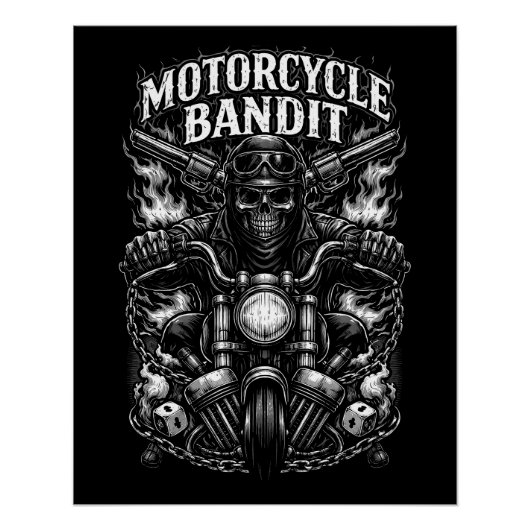Ride of the Iron Bandit Perfect Poster (Voorkant)