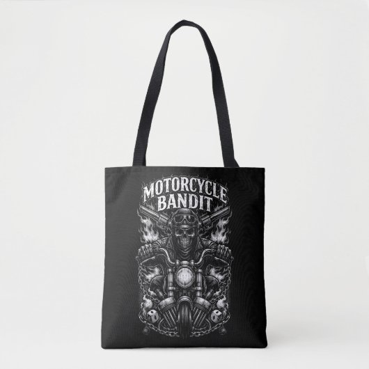 Ride of the Iron Bandit Tote Bag (Voorkant)