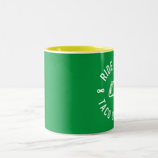 Ride Often Taco Oftener Tweekleurige Koffiemok (Center)