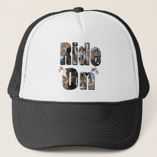 Ride On, Afbeelding Logo motorfiets Trucker Pet
