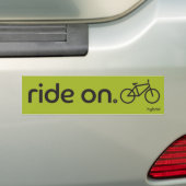 Ride On™ Hybride Bumpersticker (Op auto)