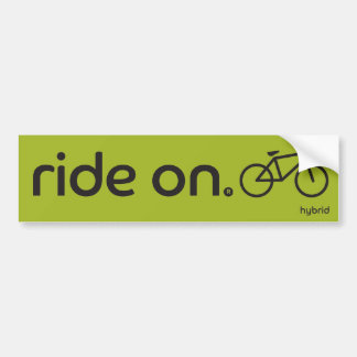 Ride On™ Hybride Bumpersticker