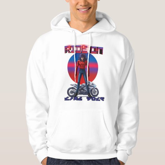 Ride On Like wolf  Hoodie (Voorkant)