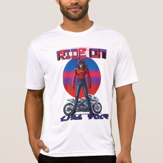 Ride On Like wolf  T-shirt (Voorkant)