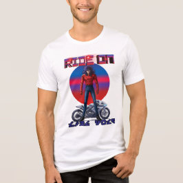 Ride On Like wolf  Tri-Blend Shirt