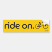 Ride On™ Road Bumpersticker (Voorkant)