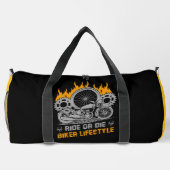 Ride Or Die Biker Levensstijl Plunjezak (Achterkant)