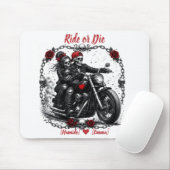 Ride or Die Persoonlijk Skeleton Koppel Muismat (Met muis)