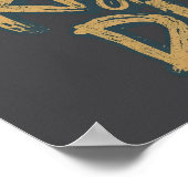 Ride Or Die Skater Skeleton -Skateboarding Graphic Poster (Hoek)