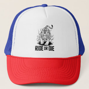 Ride or Die Tiger: onverschrokken en ongetemd Trucker Pet
